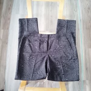 Willow & Thread Black Patterned Trousers